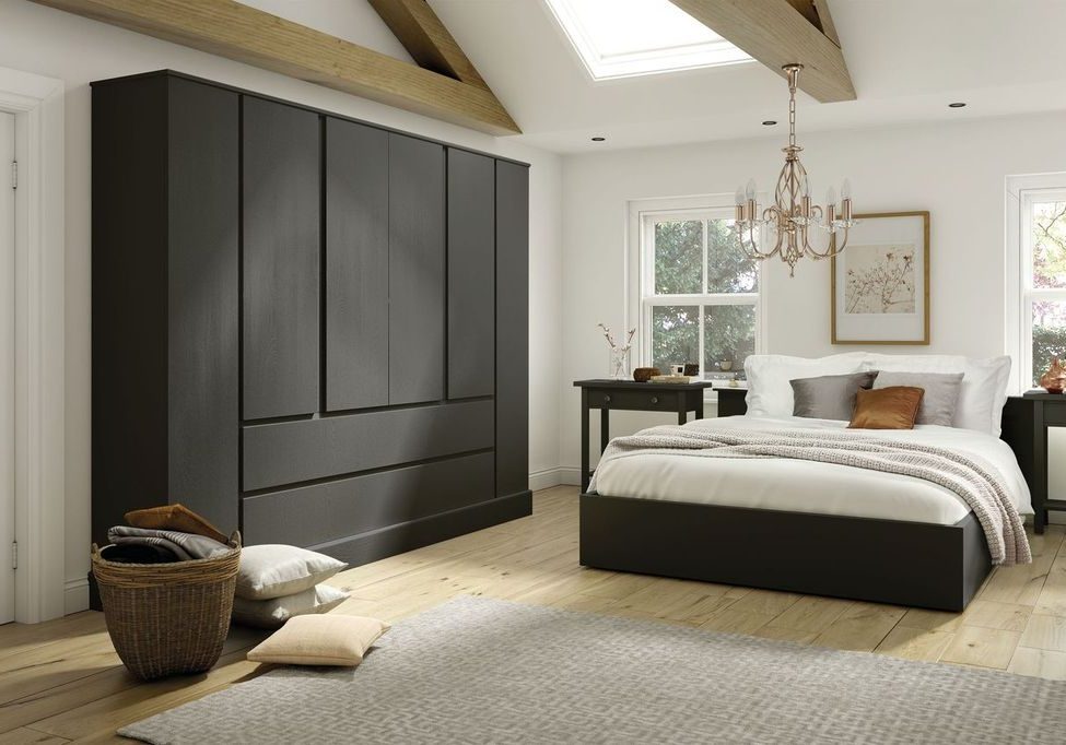 hinged15 Graphite Grey Grained Alaska