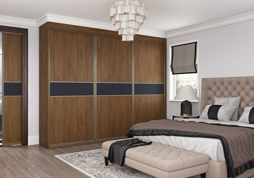 mnzfVQ3k Natural Dijon Walnut split with Satin Black Glass in Champagne Thames / GSH8 Split